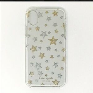 Kate Spade - Clear/Glitter Night Sky Case